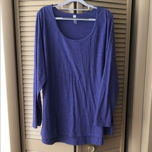 LuLaRoe Women's Rich Purple Long Sleeve Top